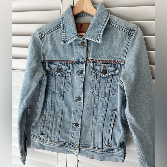 Vintage Embroidered Denim Jacket ASO Rory Gilmore - Picture 5 of 10